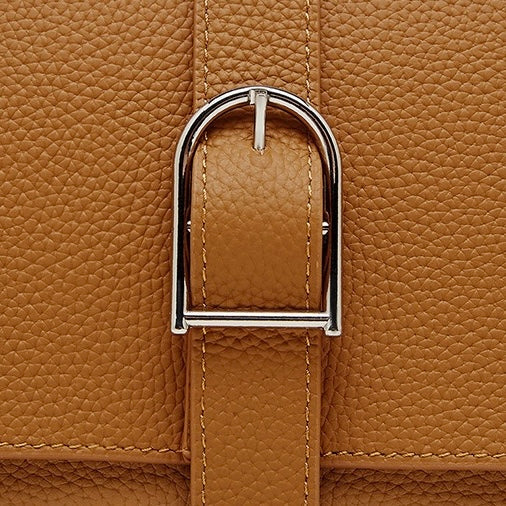 Commuter Minimalist Genuine Leather Saddle Bag