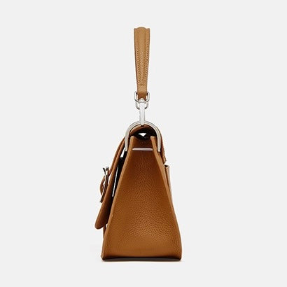 Commuter Minimalist Genuine Leather Saddle Bag
