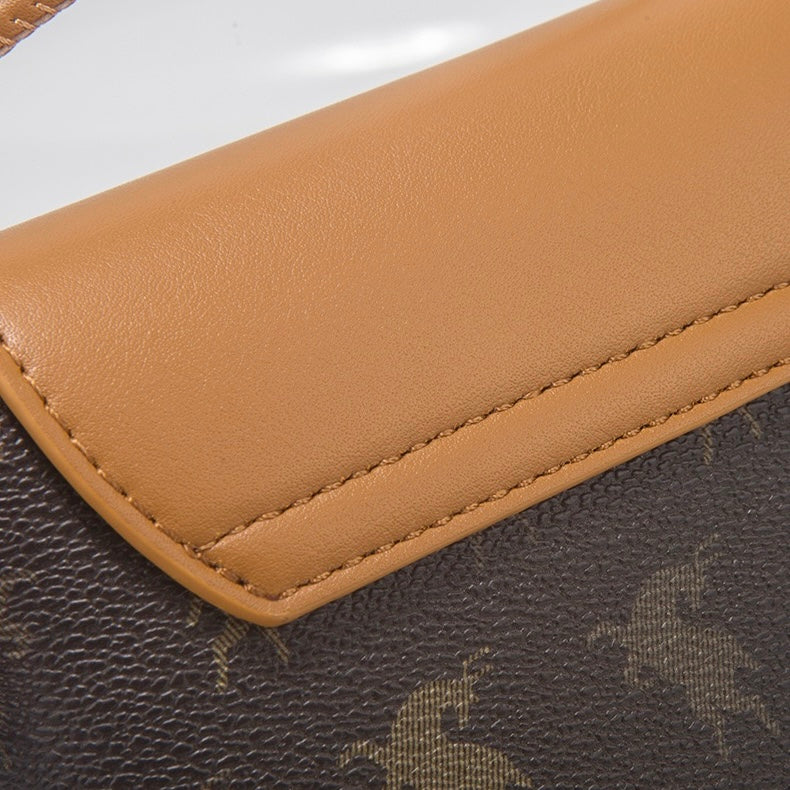 Vintage Print Rabbit Flip Top Small Crossbody Women Phone Bag