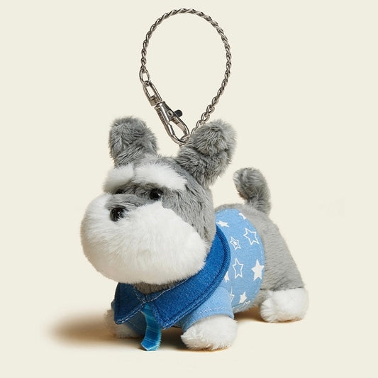 Denim Baby Pup Bag Charm