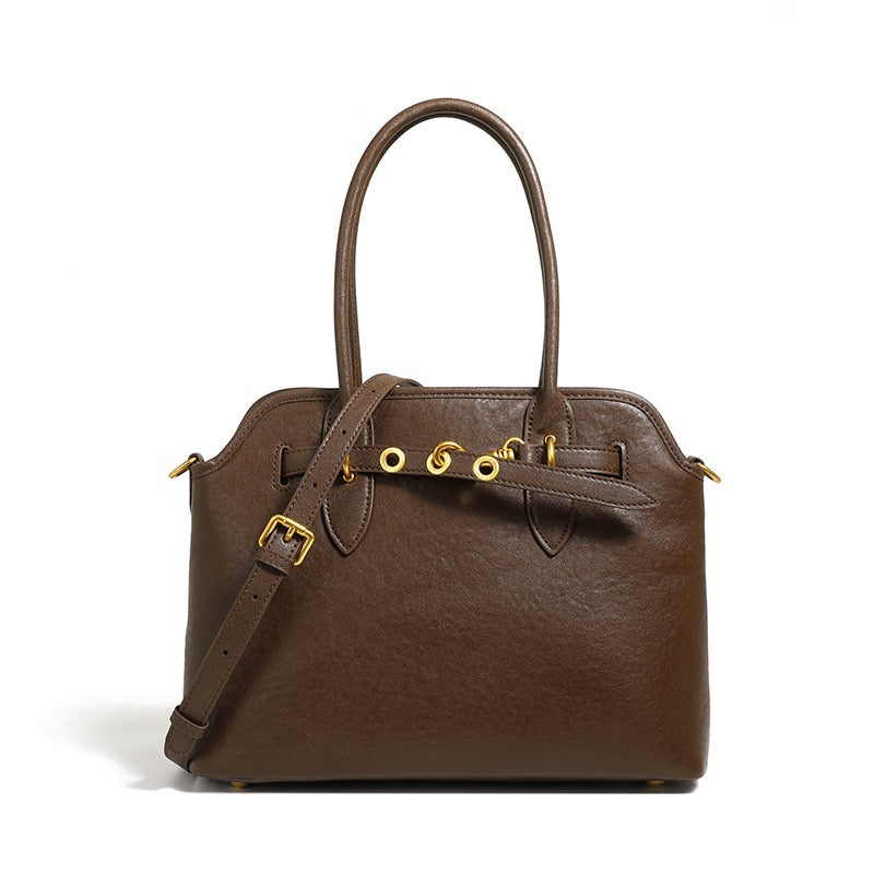 Women's Vintage Grain Leather Tote Bag