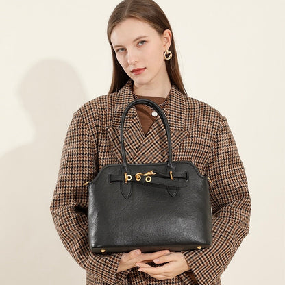 Women's Vintage Grain Leather Tote Bag