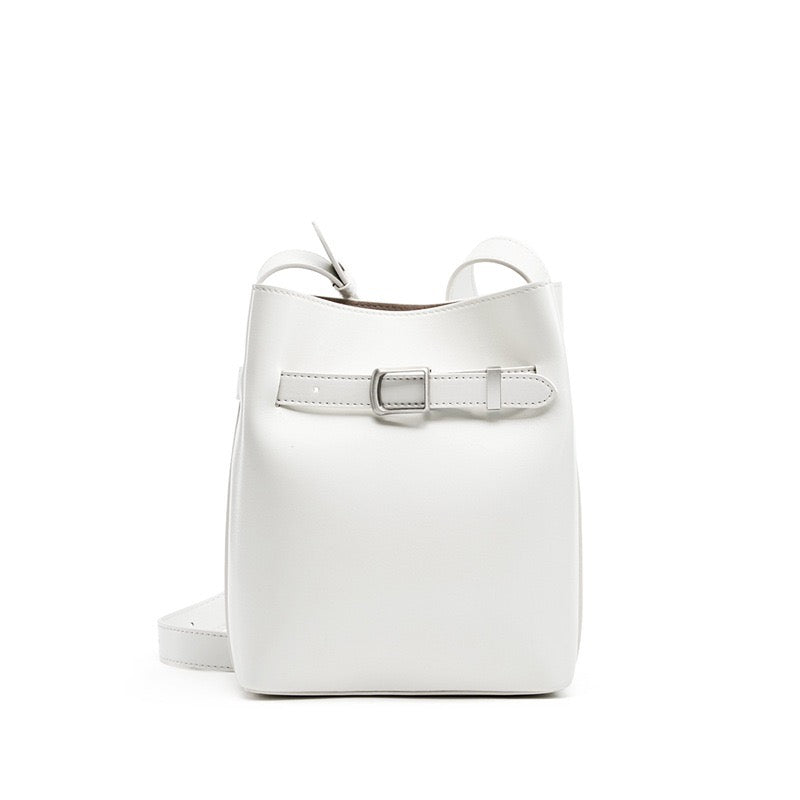 Women's Genuine Leather Vintage Shoulder Bucket Bag