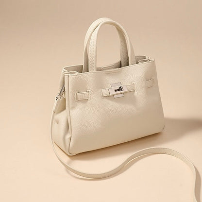 Women's Elegant Pebble Genuine Leather Crossbody Bag