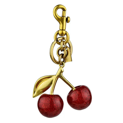 Velvet Cherry Bag Charm