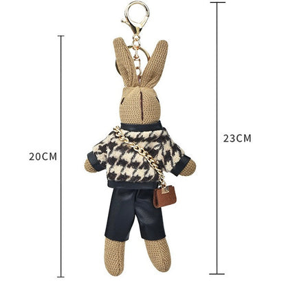 Fluffy Bunny Belle Bag Charm
