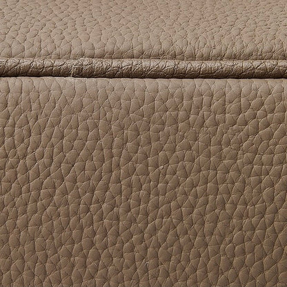 Genuine Leather Multi-Compartment Cosmetic Bag