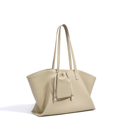 Versatile Women's Genuine Leather Parent Child Tote Bag