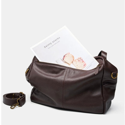 Women's Retro Genuine Leather Soft Minimalist Casual Tote Bag