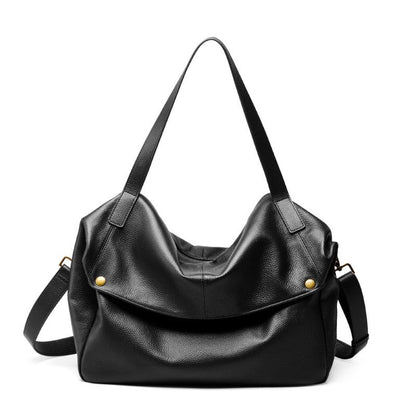 Women's Retro Genuine Leather Soft Minimalist Casual Tote Bag