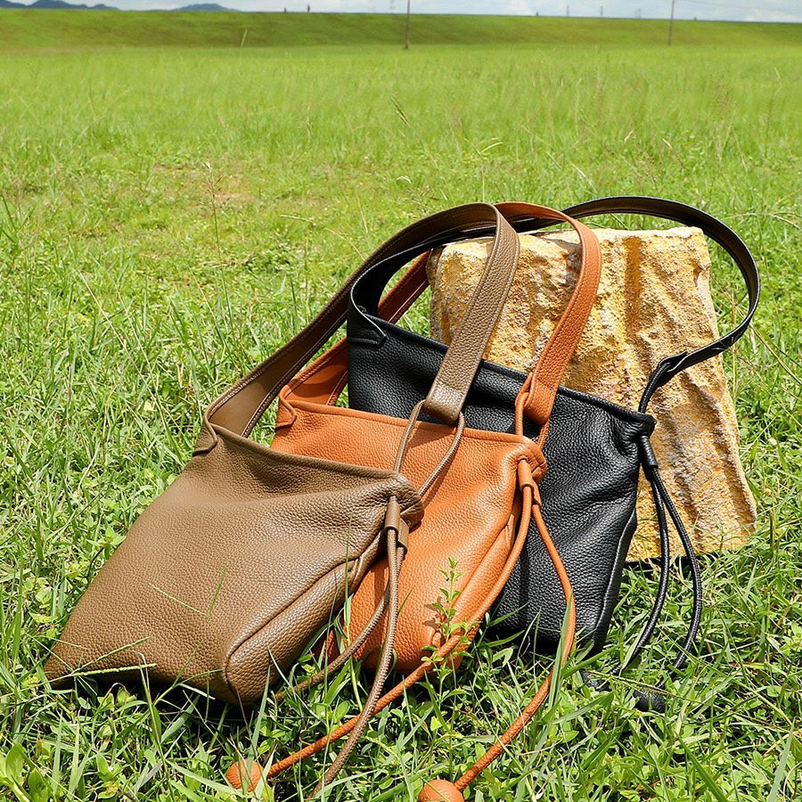 Minimalist Asymmetric Design Slouchy Horn Shaped Shoulder Crossbody Bag