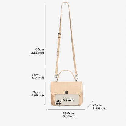 Women's Genuine Leather Commuter Messenger Bag