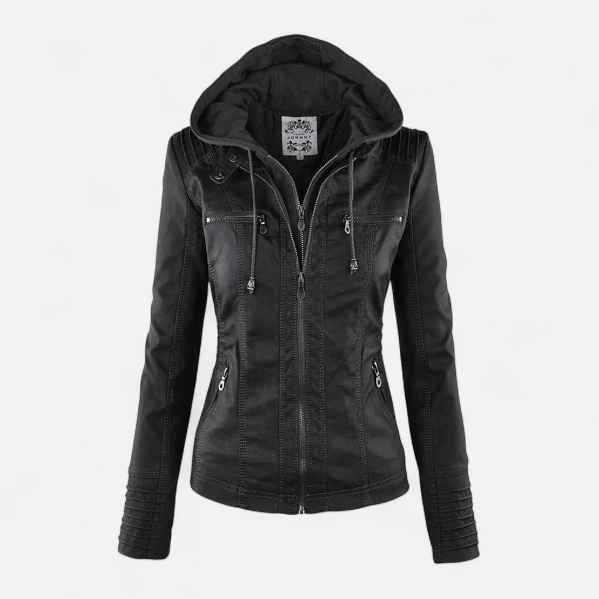 Ancient World | Women's Leather Jacket – Timeless Elegance, Refined Touch