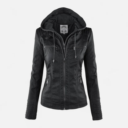 Ancient World | Women's Leather Jacket – Timeless Elegance, Refined Touch
