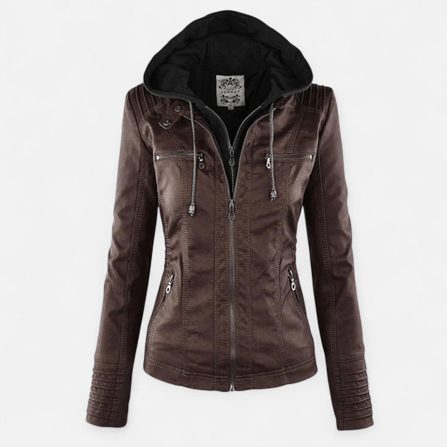 Ancient World | Women's Leather Jacket – Timeless Elegance, Refined Touch