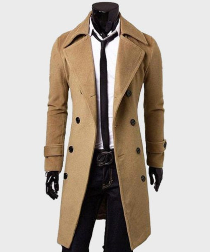 DUMONT LYON | DOUBLE-BREASTED WOOL COAT