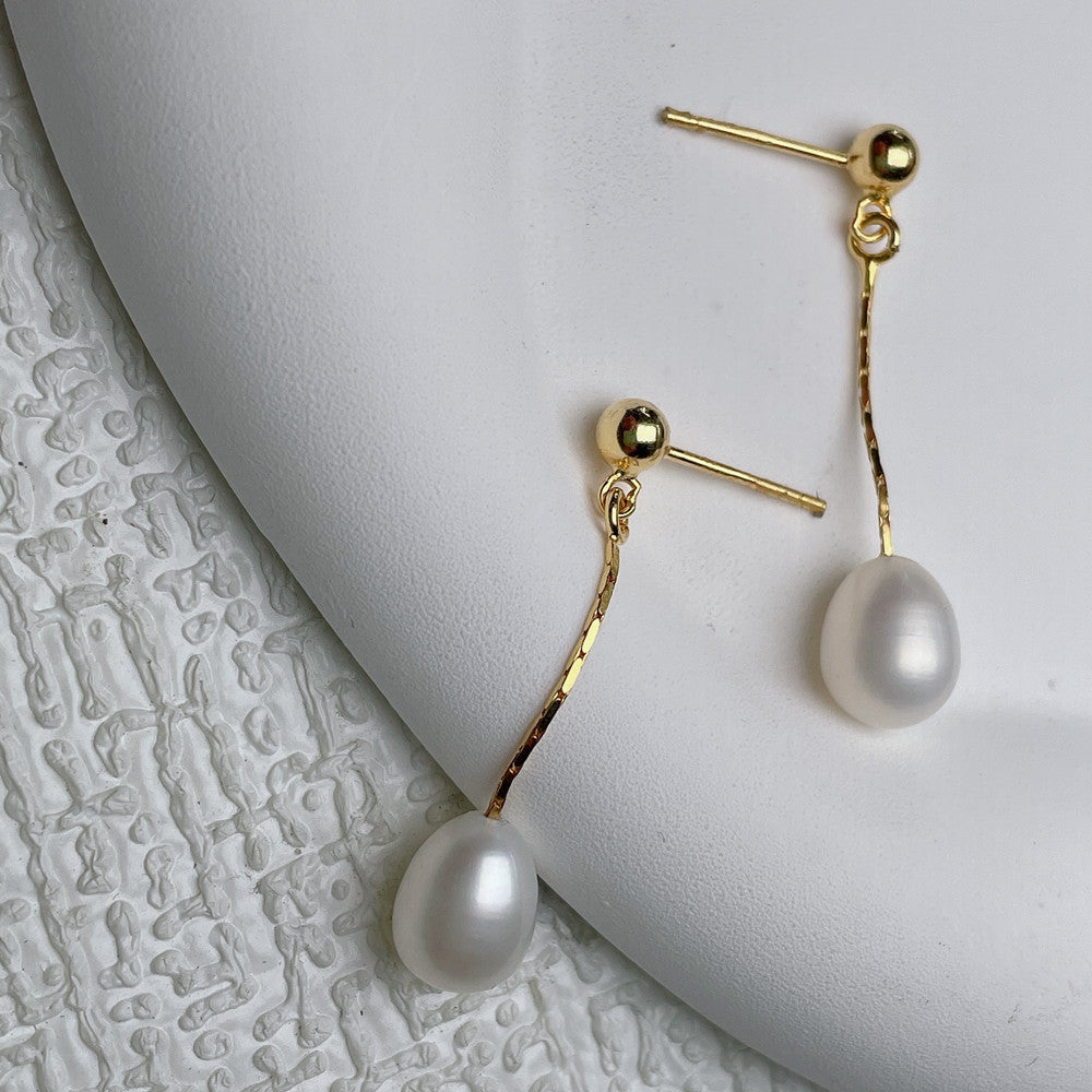 Baby Fresh Pearl Earrings - LEESTIA