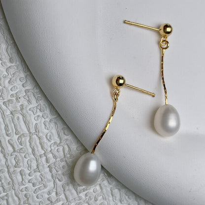 Baby Fresh Pearl Earrings - LEESTIA
