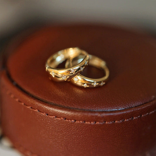 Luxury Gold & Silver Earrings - LEESTIA