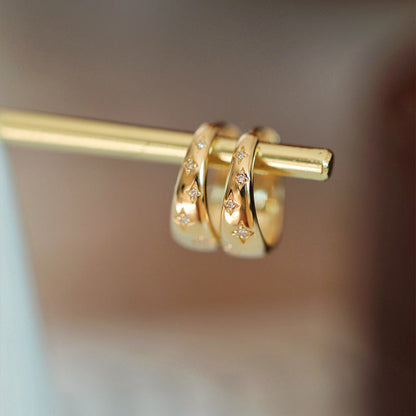 Luxury Gold & Silver Earrings - LEESTIA