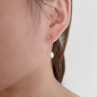 Baby Fresh Pearl Earrings - LEESTIA