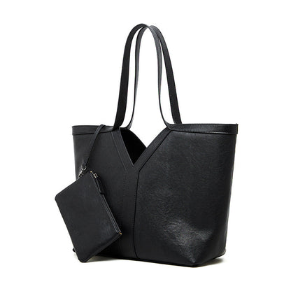 Korean Style Autumn Genuine Leather Tote Bag