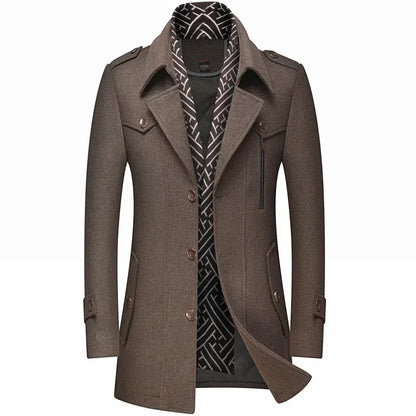 DUMONT LYON | WINTER WOOL COAT FOR MEN