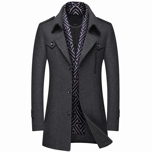 DUMONT LYON | WINTER WOOL COAT FOR MEN