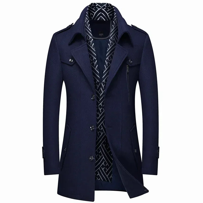 DUMONT LYON | WINTER WOOL COAT FOR MEN