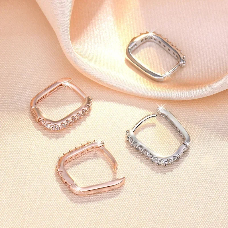 Sophisticated Hoop Earrings - LEESTIA