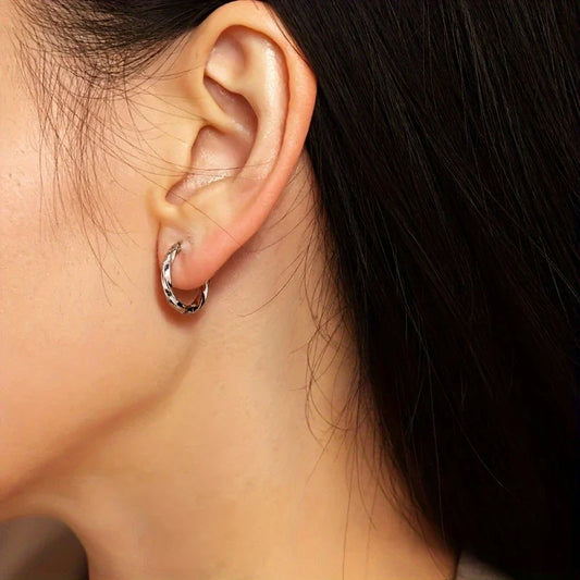 Minimalist Geometric Hanging Earrings - LEESTIA