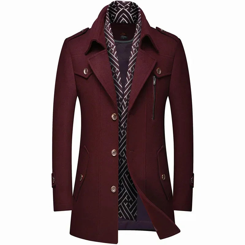 DUMONT LYON | WINTER WOOL COAT FOR MEN