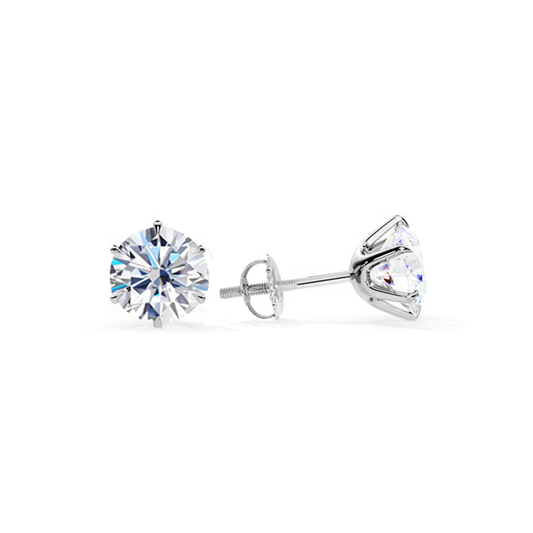 Chic White Gold Tera Earrings - LEESTIA