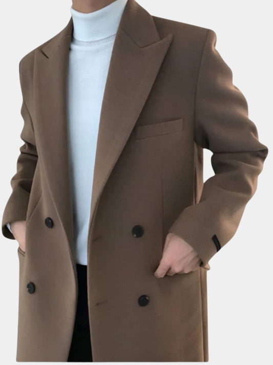 DUMONT LYON | ELEGANT DOUBLE-BREASTED COAT FOR MEN