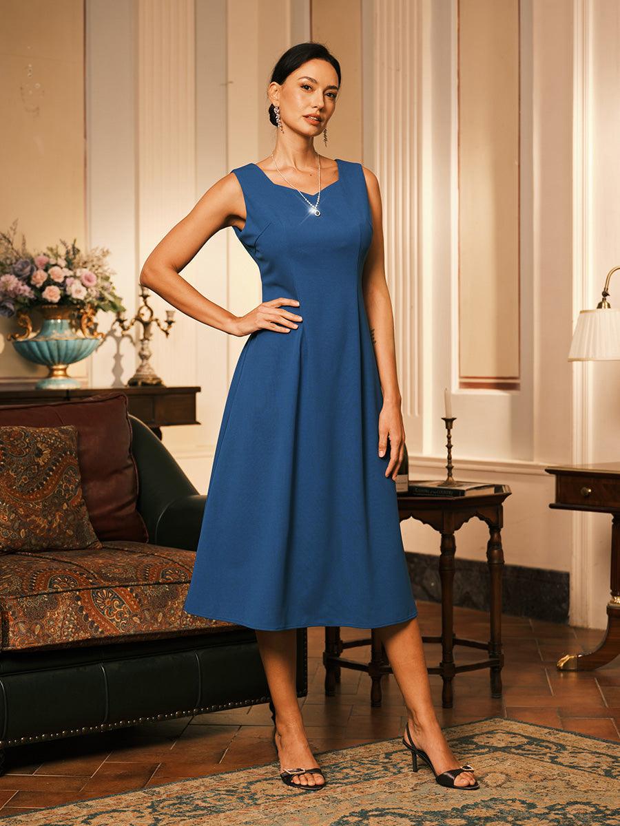 A-line Dress With Embroidered Lace Jacket