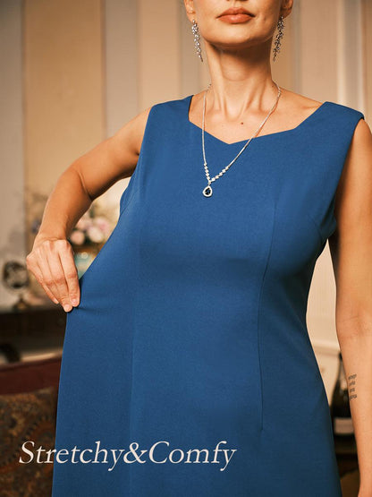 A-line Dress With Embroidered Lace Jacket