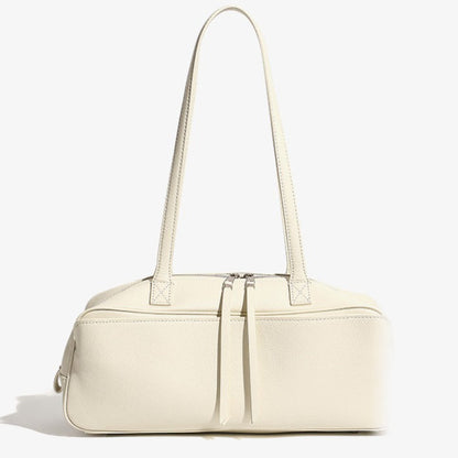 Women's Genuine Pebbled Leather Shoulder Handbag