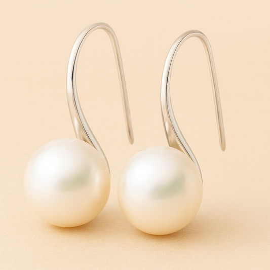 Elegant Drop Earrings with Pearls - LEESTIA