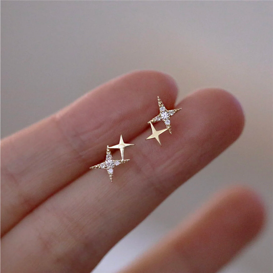Shimmering Star Earrings - LEESTIA