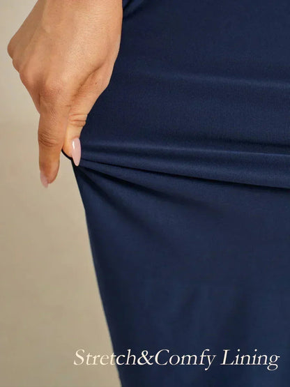 Rosette Lace A-Line Gown with Sequin Embellishment