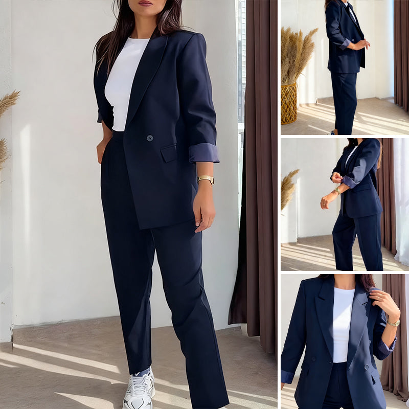 ⏳50% OFF Limited Time Only⏳ Women's Classic 2-Piece Set with Blazer and Pants 🧥👖